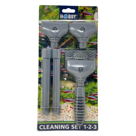 Hobby Cleaning Set 1-2-3 Kit Limpia Cristales de Acuario