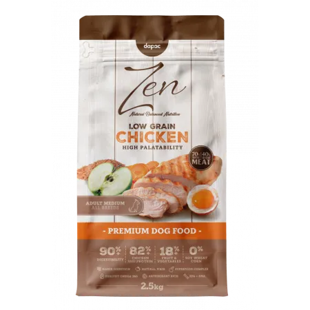 Zen Low Grain Medium Adult Chicken - Pienso Para Perros comprar pienso bueno para perros en Priego de Córdoba