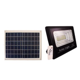 Foco Led Solar Kit Foco + Placa Solar Brixelo