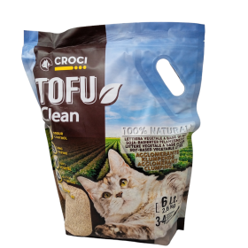 Croci - Tofu Clean Litter - Arena Aglomerante Bio a Base de Soja