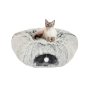 Cuna Donut Relax con Tunel Para Gatos