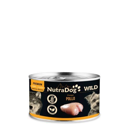 Nutradog Wild Pollo Grain Free  Carne Entera Fresca