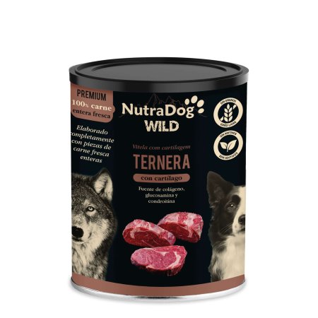 Nutradog Wild Ternera Grain Free Carne Entera Fresca