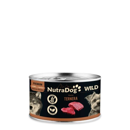 Nutradog Wild  Ternera Grain Free  Carne Entera Fresca