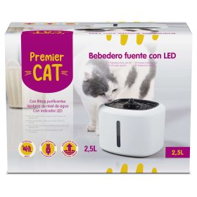 Bebedero Fuente Premiercat Led Para Gatos