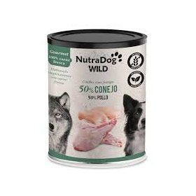 Nutra Dog Wild Humedo Grain Free Conejo y Pollo