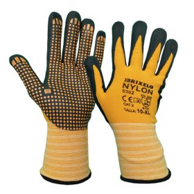 Guante Nylon Palma Nitrilo Foan Micropuntos Brixelo