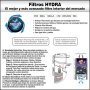 Filtro Interior Hydra 30 Hasta 200L Tecnologia Hydro-Pure