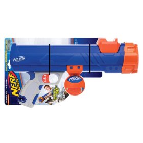 Juguete Nerf Blaster Pistola Lanza Pelotas De Tenis Con Pelota