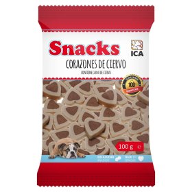 Snacks Corazones De Cirvo 100Gr Para Perros