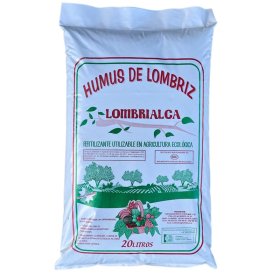 Humus De Lombriz Sustrato Natural Ecologico 20L