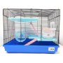 Jaula Para Hamster Modelo Hogar Rojo Y Negro