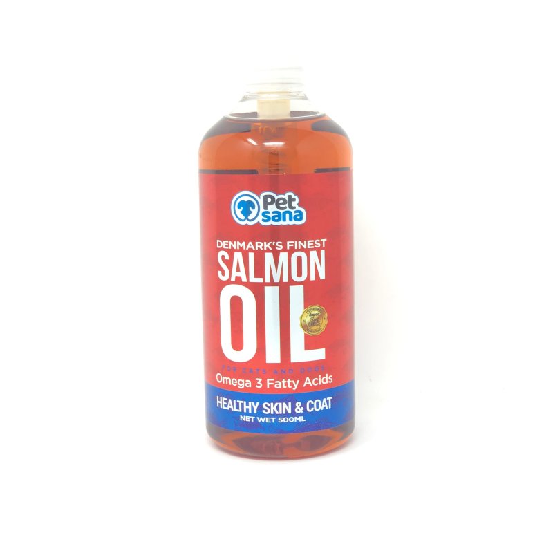 Petsly Aceite de Salmon Perros y Gatos 100% Puro - Aceite Salmon
