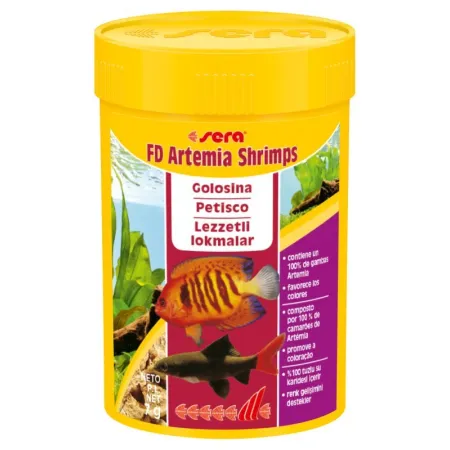 Sera Fd- Artemia Shrimps 100 Ml 7Gr en priego de cordoba tienda de peces