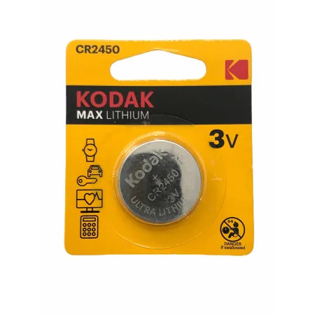 Kodak Max Pack 2 Pilas Botón Litio CR2016 3V
