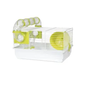 Jaula Hamster Modelo 915 Blanca Voltegra especial para hamster roborosky, hamster rusos y hamster comun