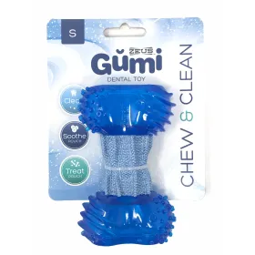 Juguete Dental Hueso Gumi Chew Zeus S juguete especial para limpiar los dientes, encias y mal aliento de los perros pequeños