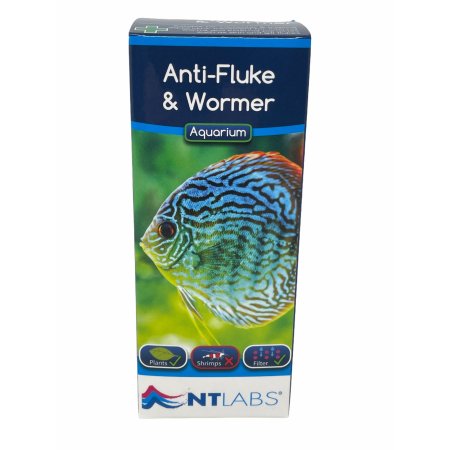 Antigusanos Antifluke Y Wormer Ntlabs 100Ml especial para los parasitos de los peces disco