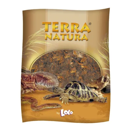 Sustrato Corteza Pino Fino 4 Lt Para Reptiles  Terra Natura