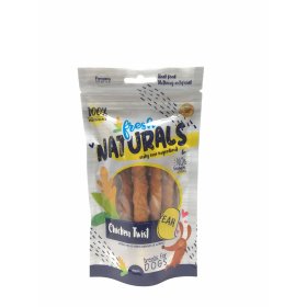 Snacks Fresh Natural Tiras De Pollo Deshidratada Con Palo 100Gr ya disponible en la tienda de mascotas de Priego de Córdoba.
