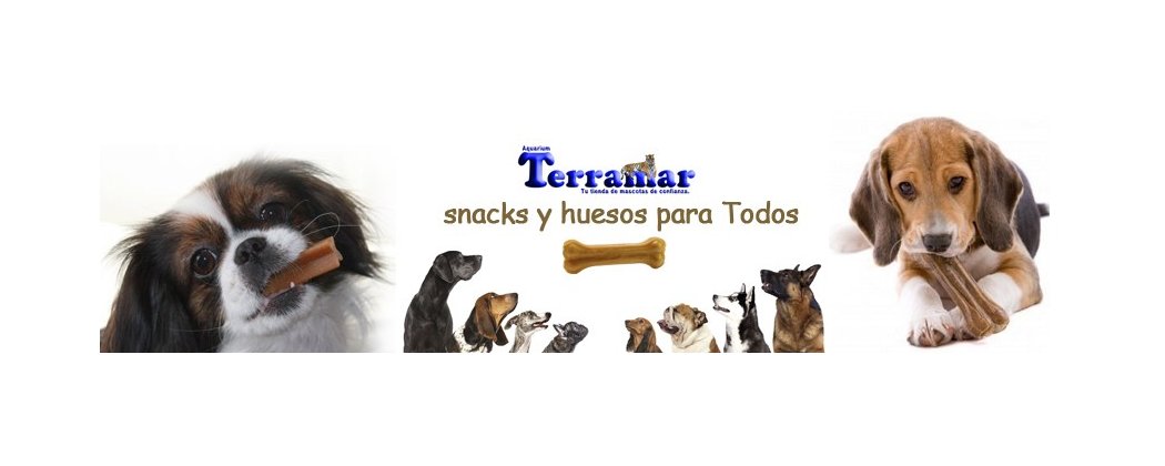 Snacks y Huesos dentales para perros de todas la razas.