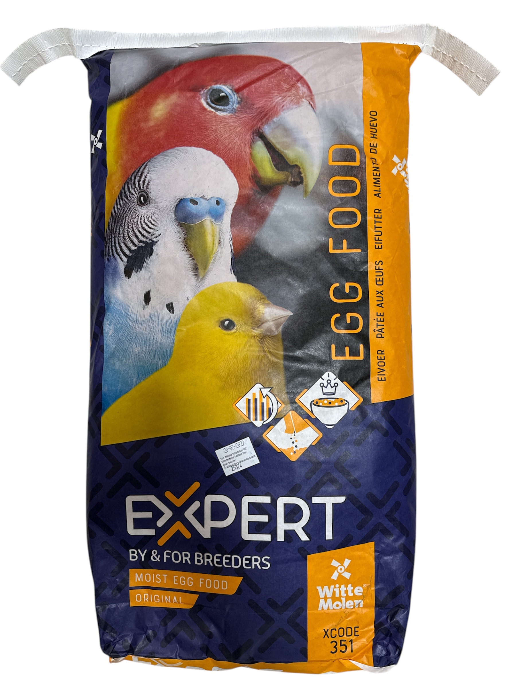 Pasta de cr&iacute;a Witte Molen 10kg para canarios
